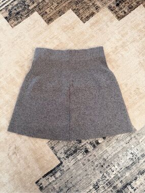 Zara Charcoal Knit Mini Skirt